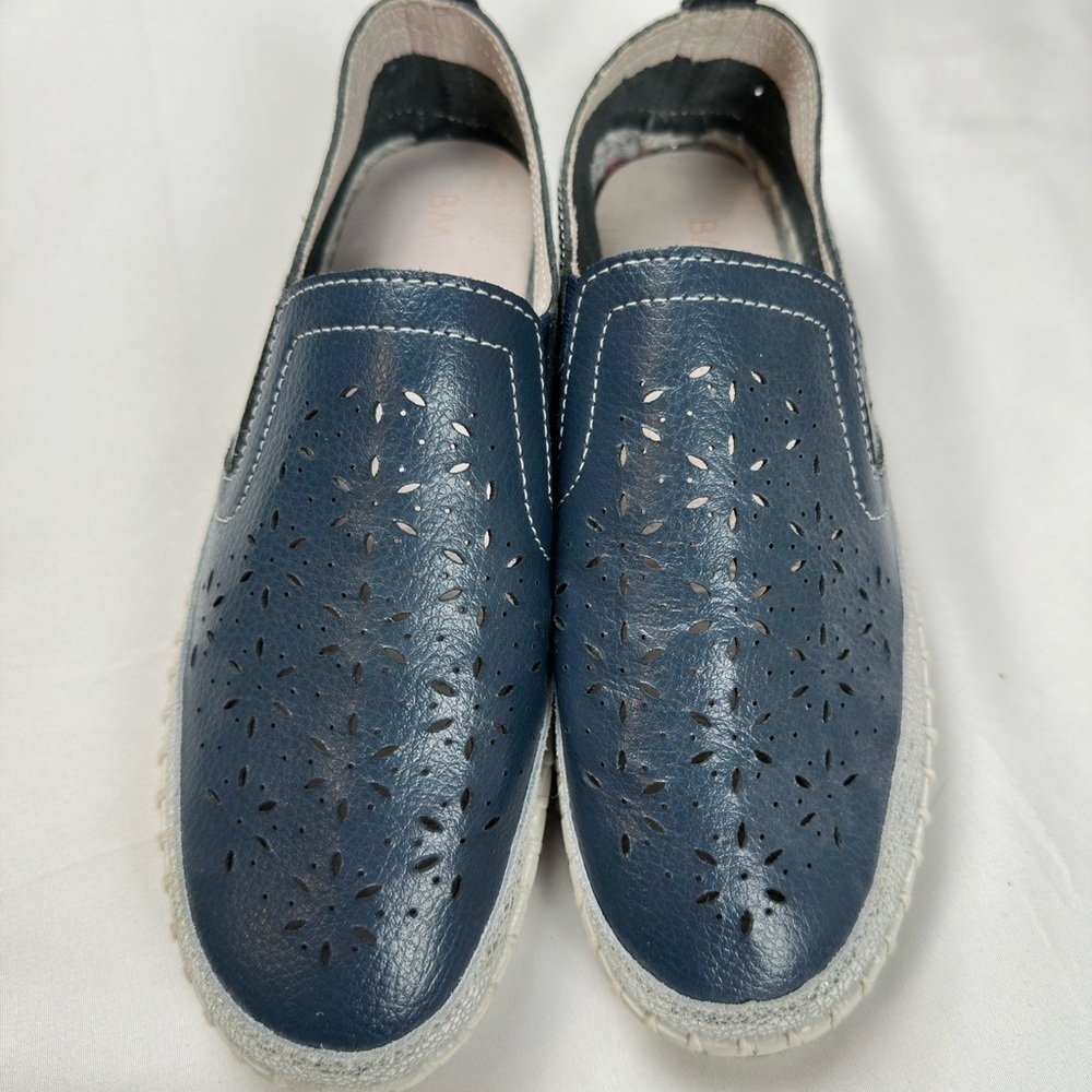 Women's Blue Slip-On Shoes